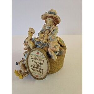 Vintage Company Heart Tugs San Francisco Musical Collecting Friends Music Box